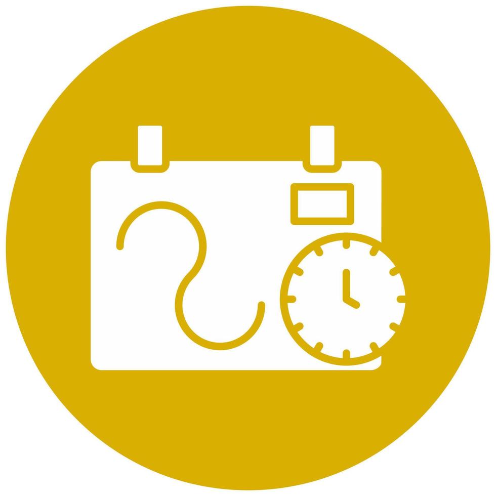 Flexible Schedule Vector Icon Style