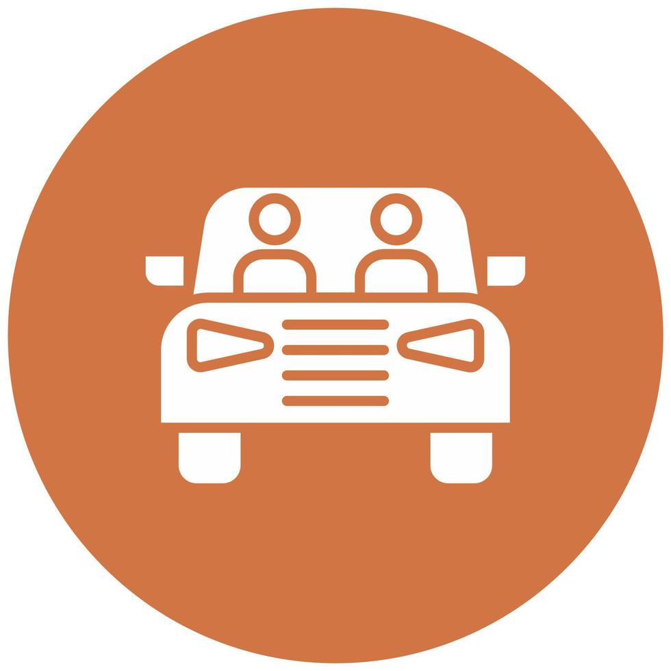 Carpool Vector Icon Style