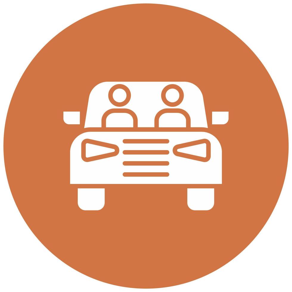 Carpool Vector Icon Style