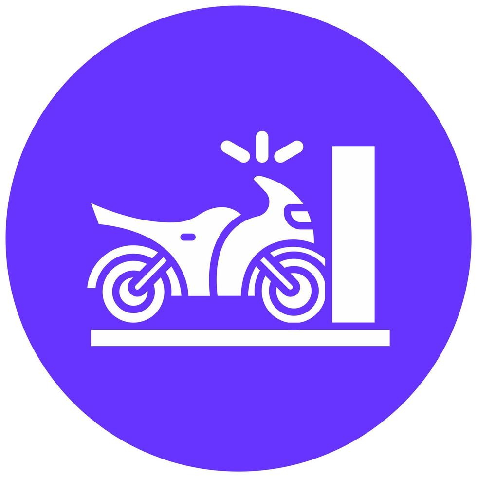 Bike Injury Vector Icon Style