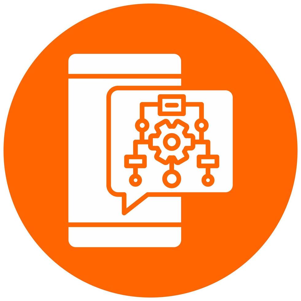 Algorithm Vector Icon Style