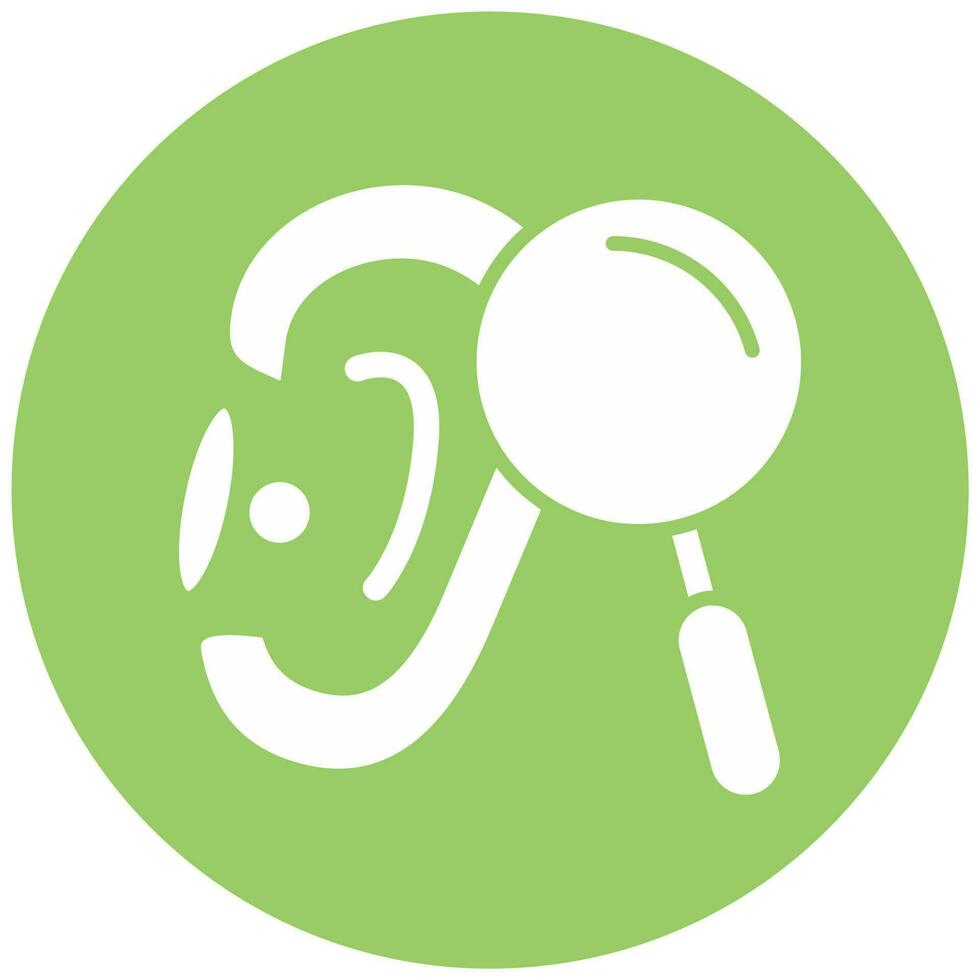 Hearing Checkup Vector Icon Style