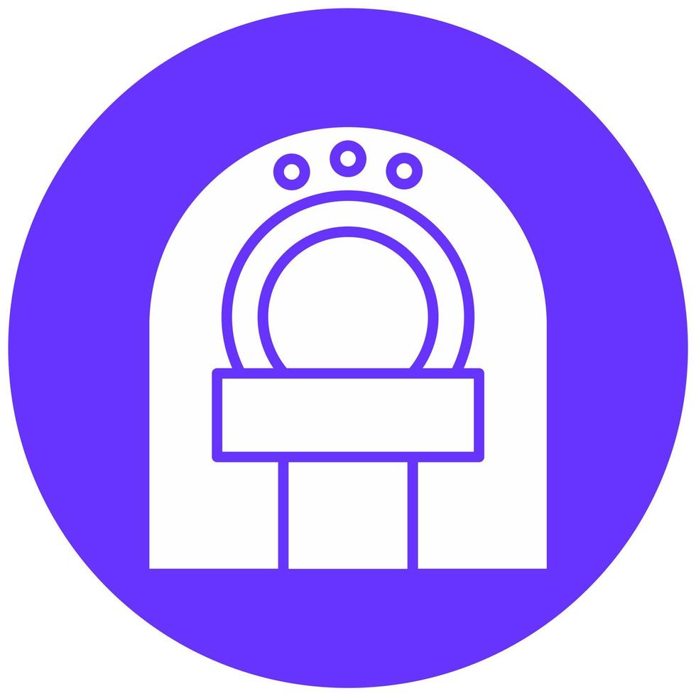 CT Scan Vector Icon Style