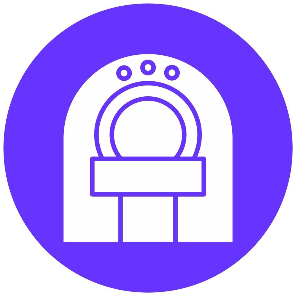 CT Scan Vector Icon Style