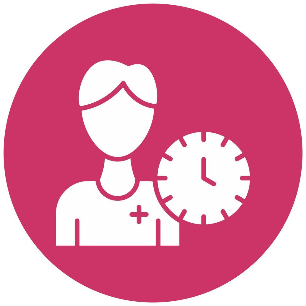 Patients Waiting Vector Icon Style