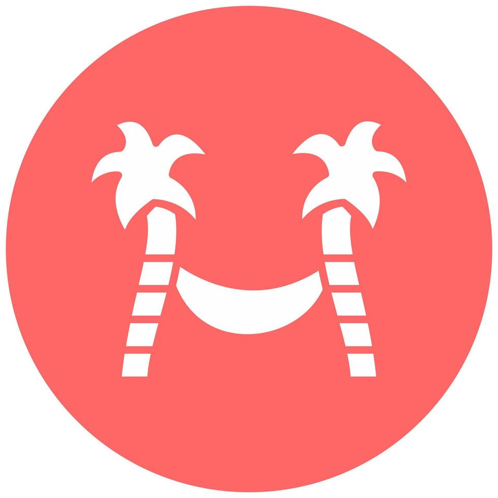 Hammock Vector Icon Style