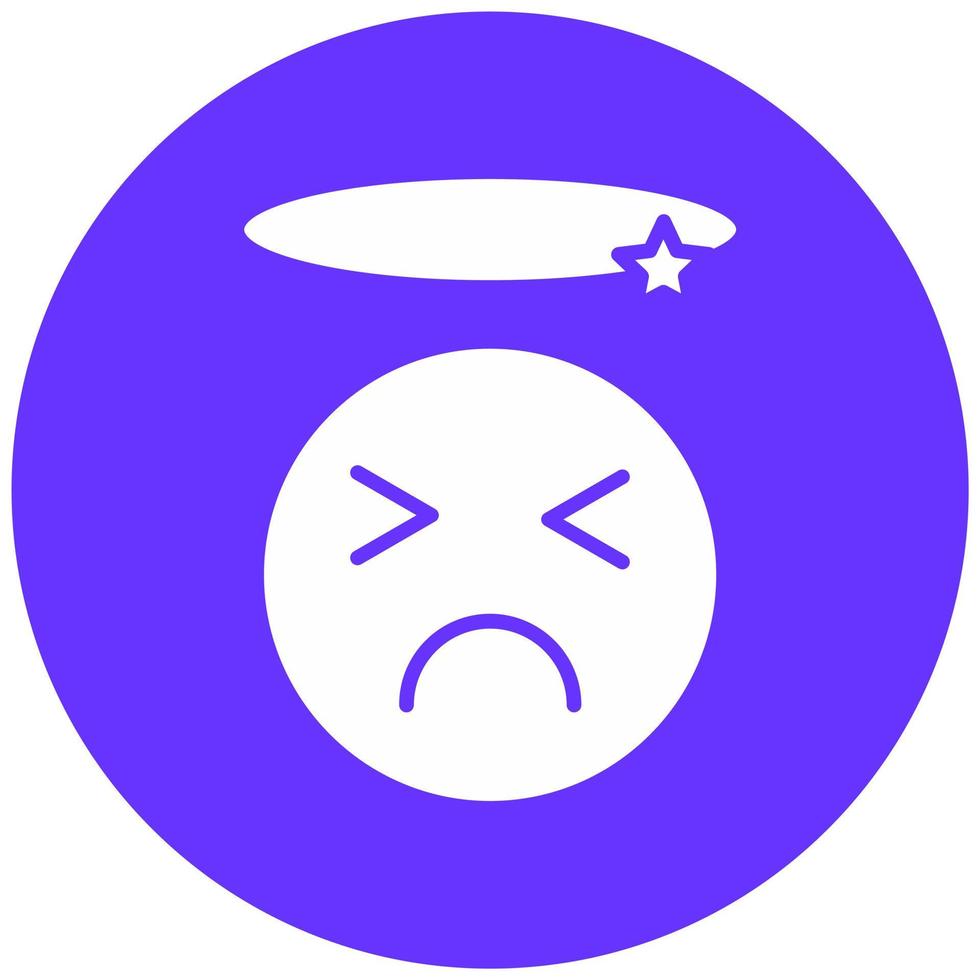 Discomfort Vector Icon Style