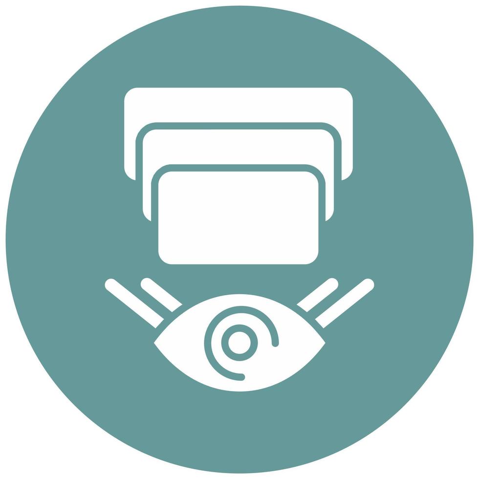 Depth Perception Vector Icon Style