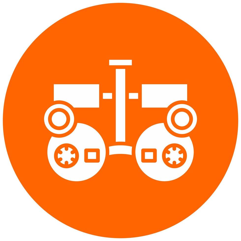Medical Optometry Vector Icon Style