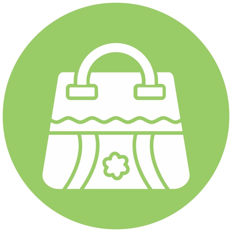 Beach Handbag Vector Icon Style