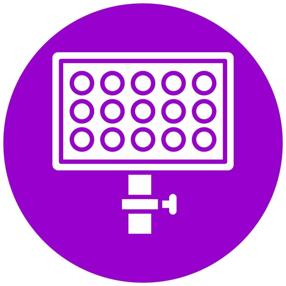 Led Panel Vector Icon Style
