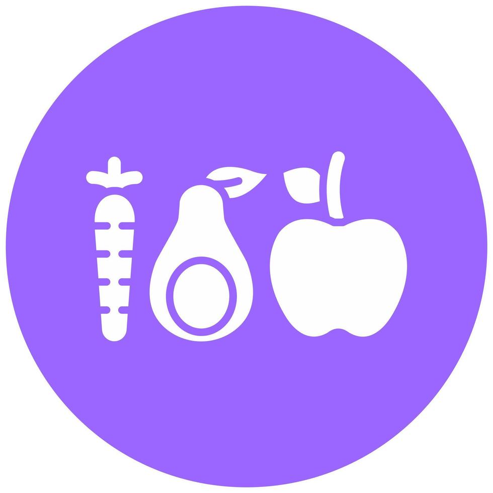 Muscle Gain Diet Vector Icon Style