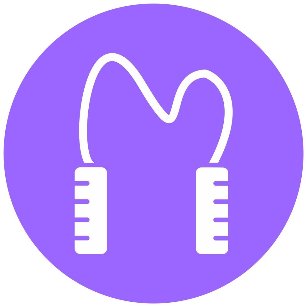 Skipping Rope Vector Icon Style