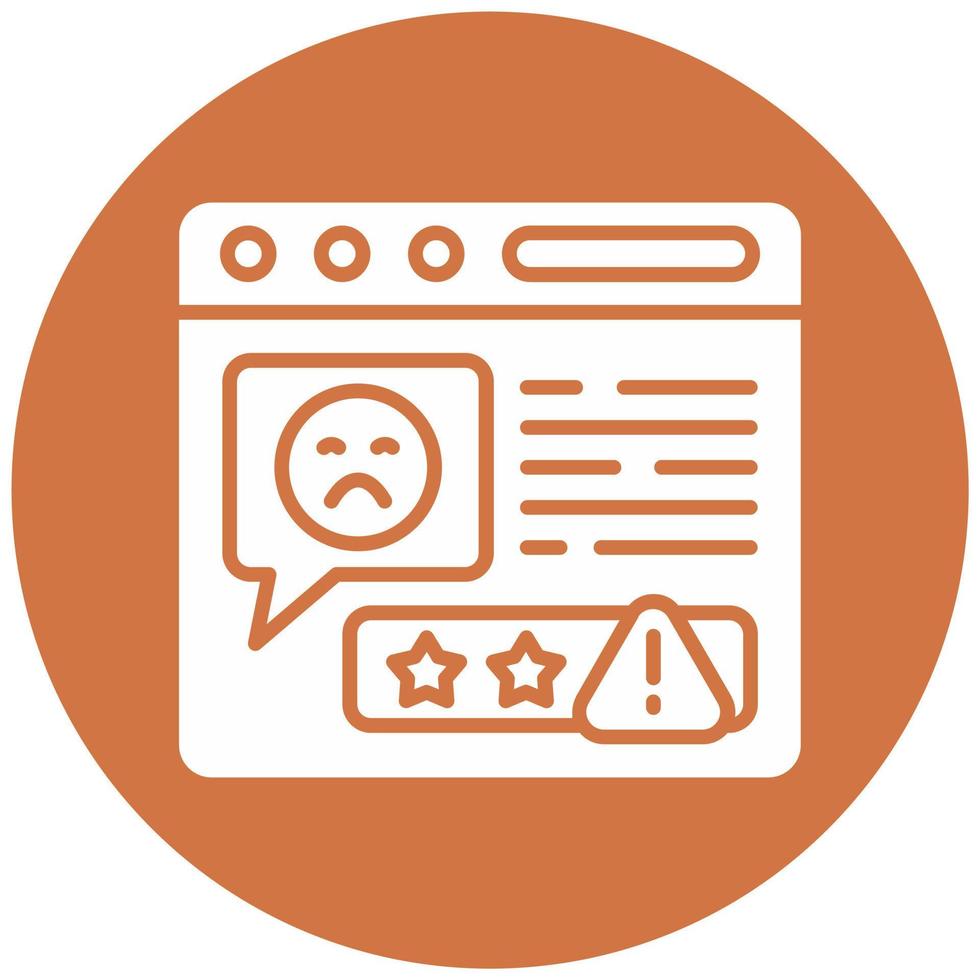 Complaint Vector Icon Style