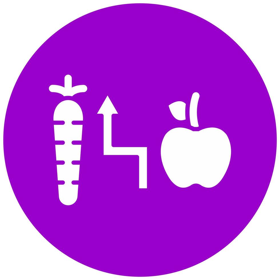 Calorie Intake Vector Icon Style
