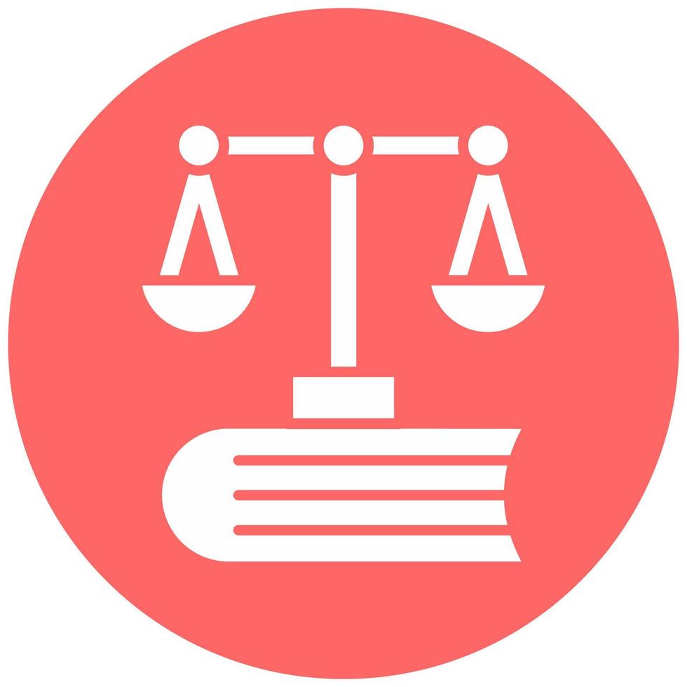 Common Law Vector Icon Style