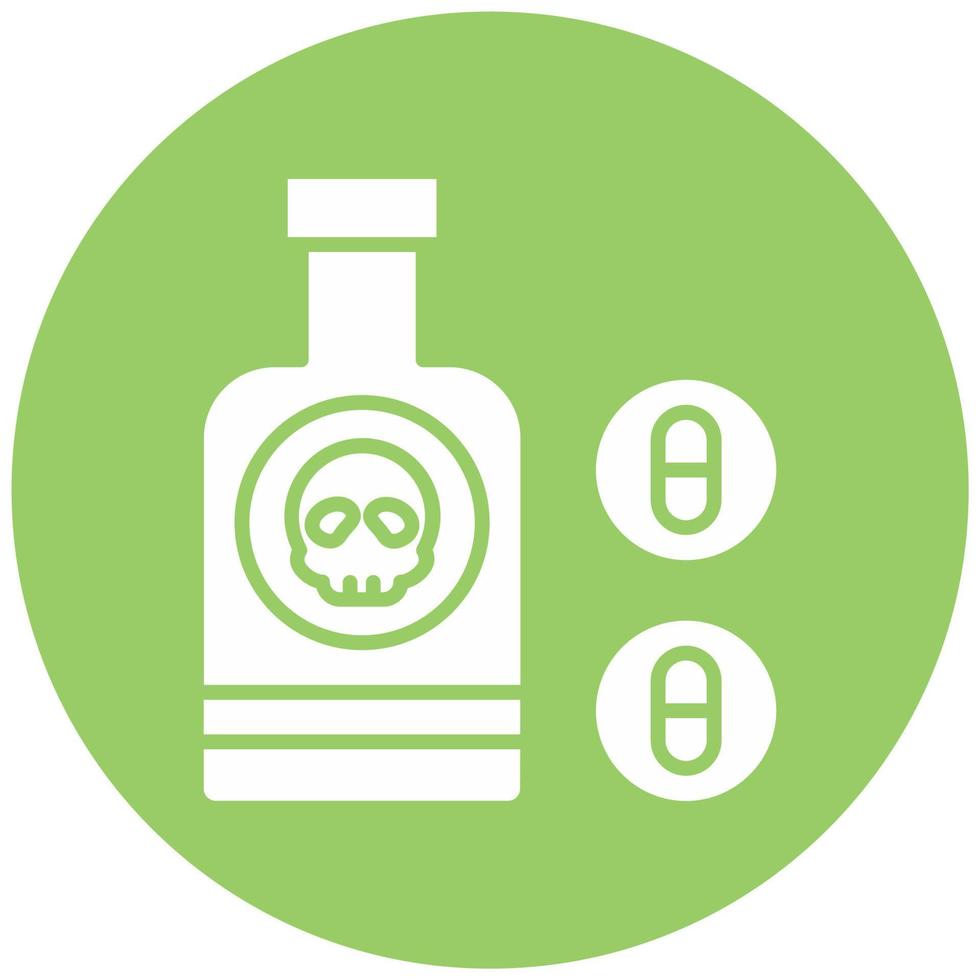 Drug Use Vector Icon Style