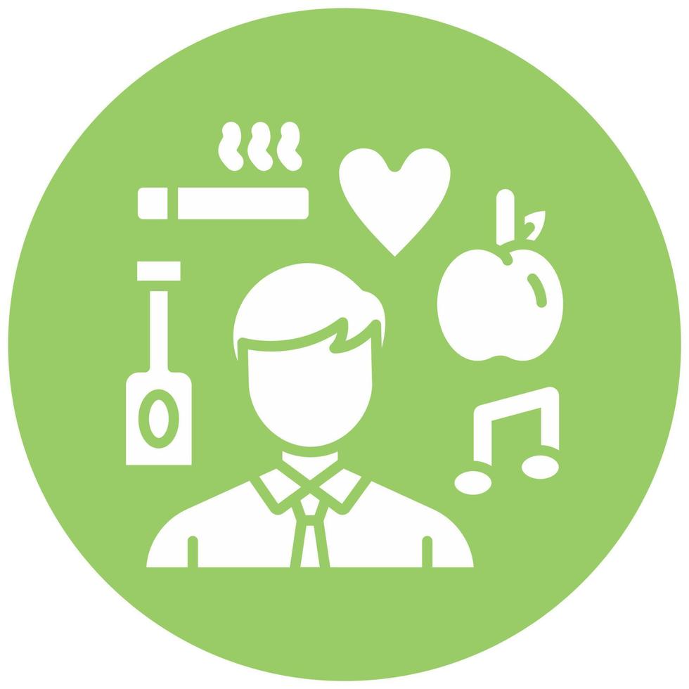 Habit Vector Icon Style