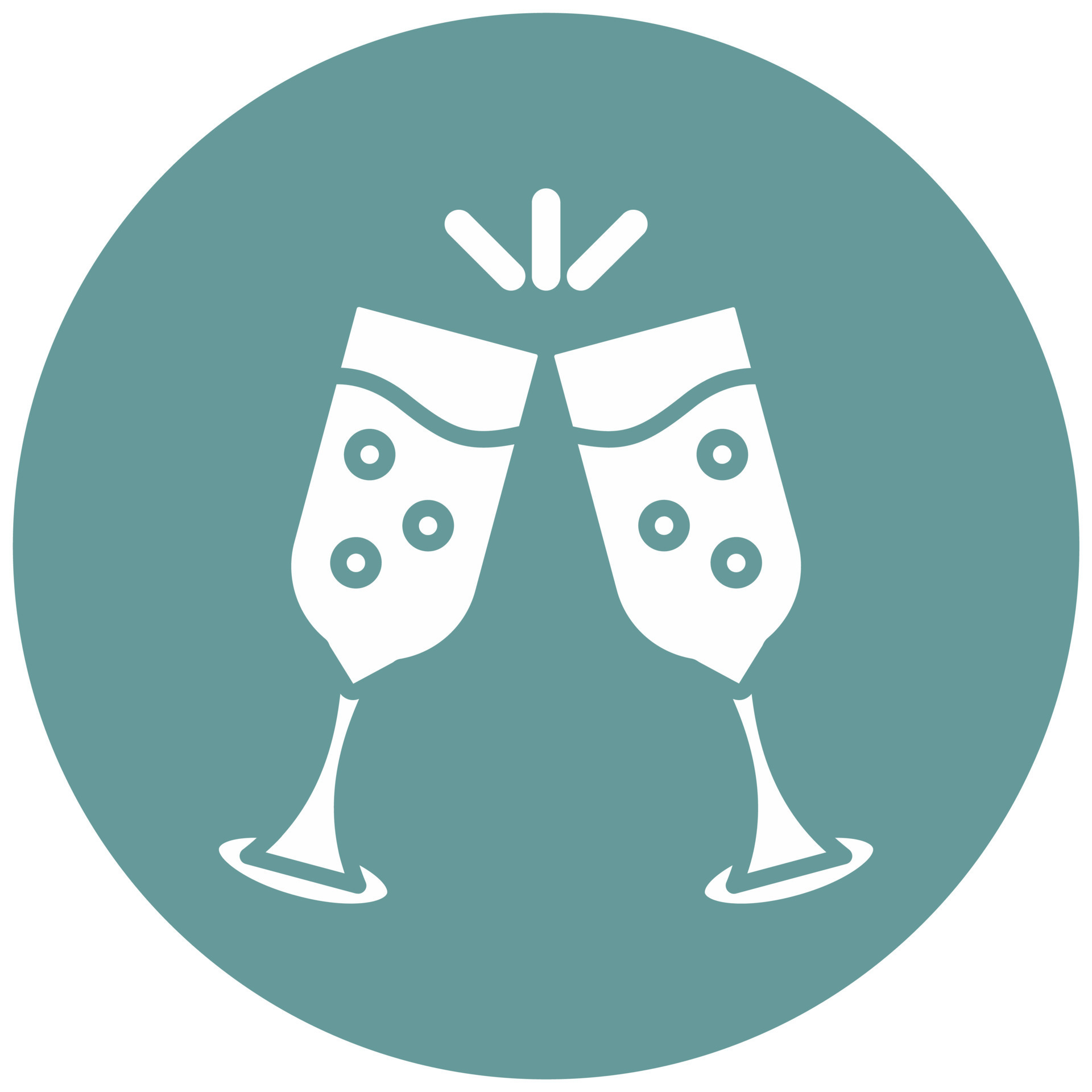 Champagne Glasses Vector Icon Style 22196208 Vector Art at Vecteezy