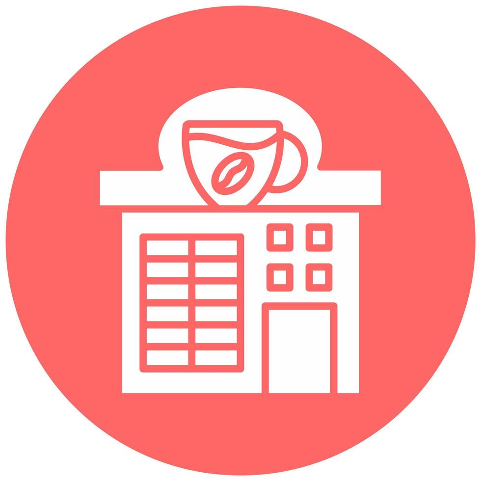 Cafe Vector Icon Style
