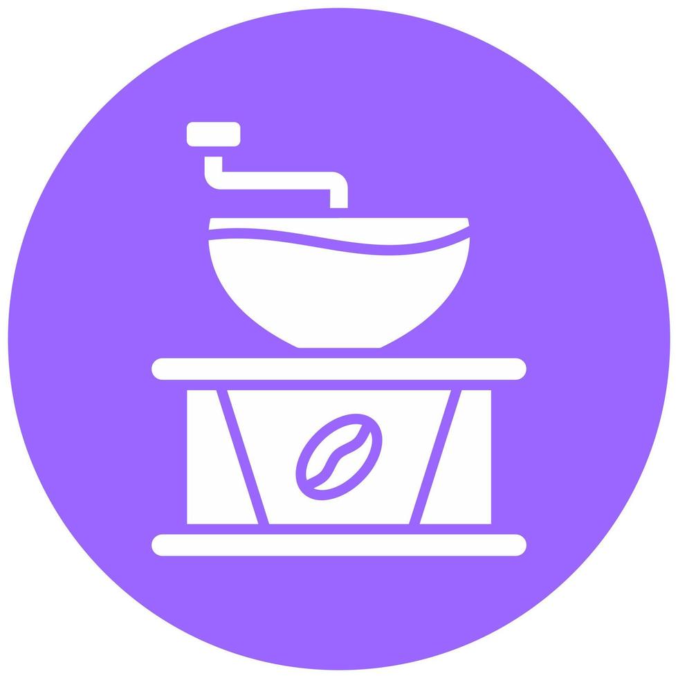 Coffee Grinder Vector Icon Style