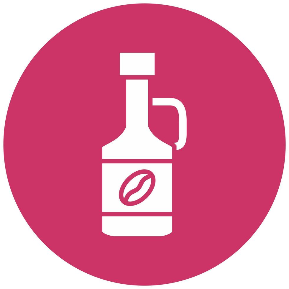 Coffee Syrup Vector Icon Style