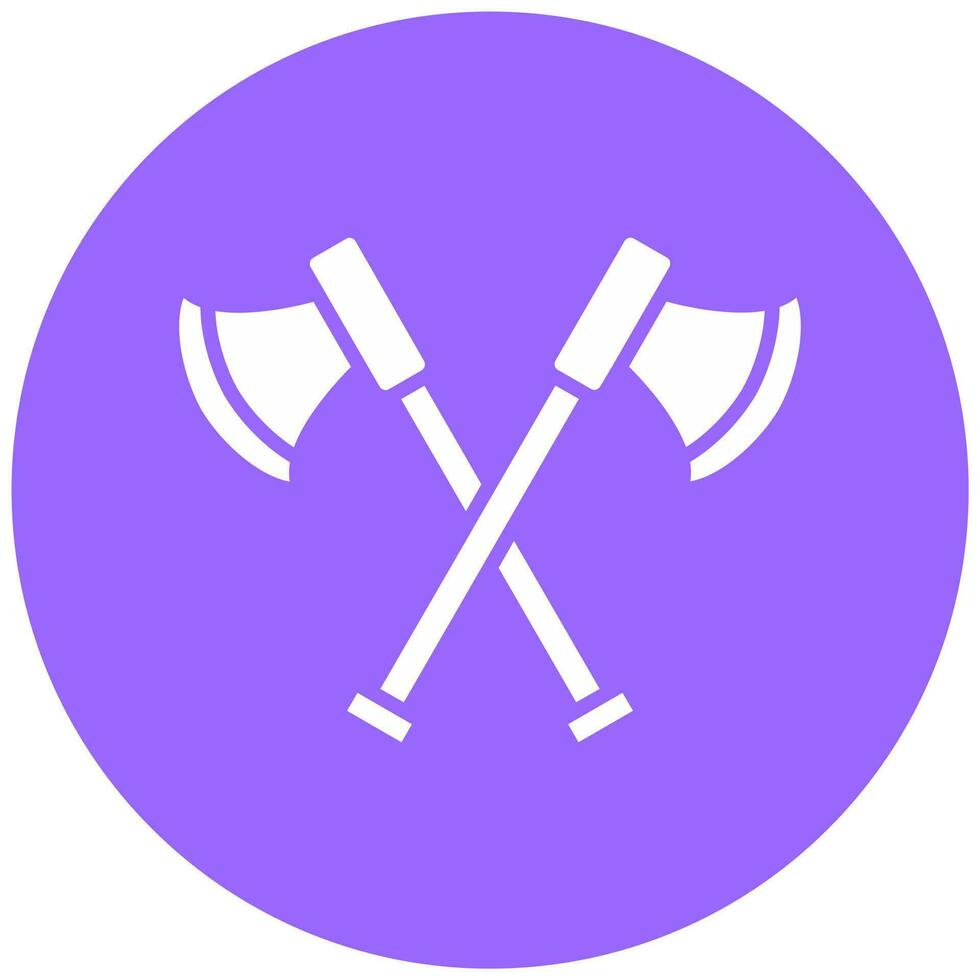 Two Axes Vector Icon Style