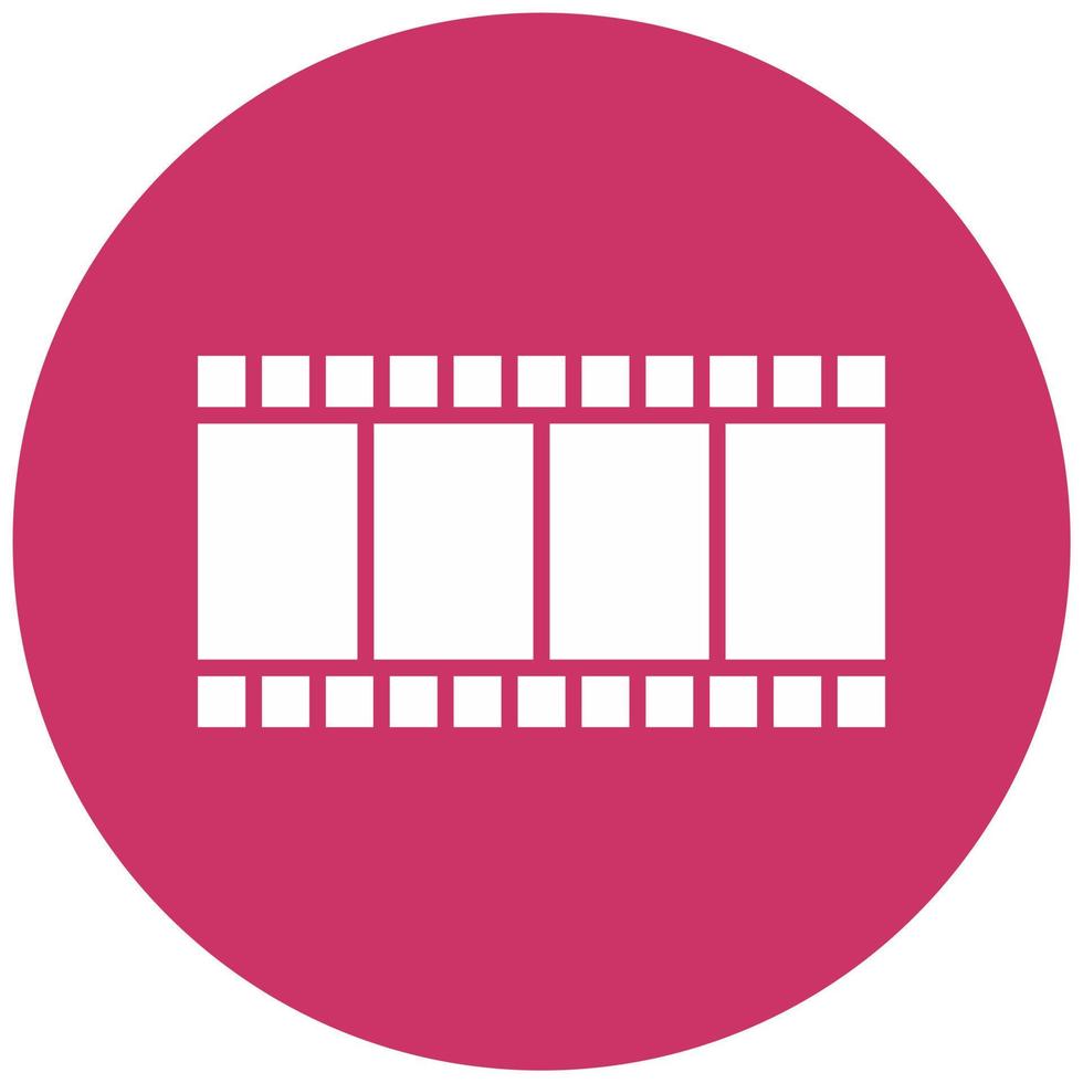 Film Reel Vector Icon Style