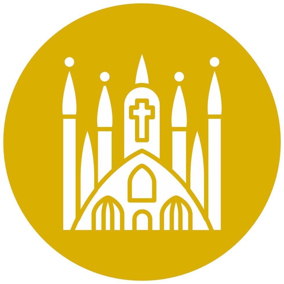 Sagrada Familia Vector Icon Style
