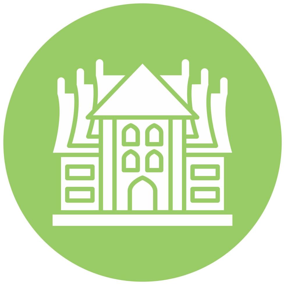 Temple Vector Icon Style