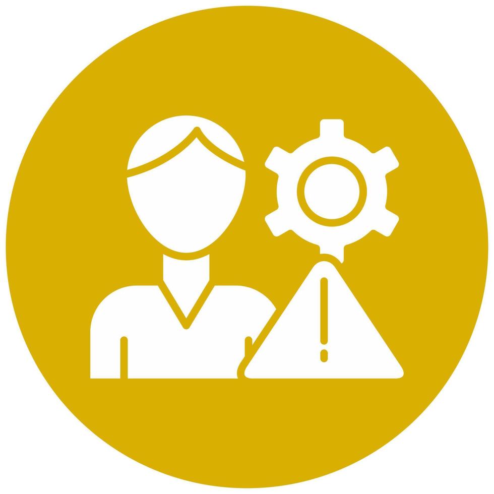 PR Crisis Vector Icon Style