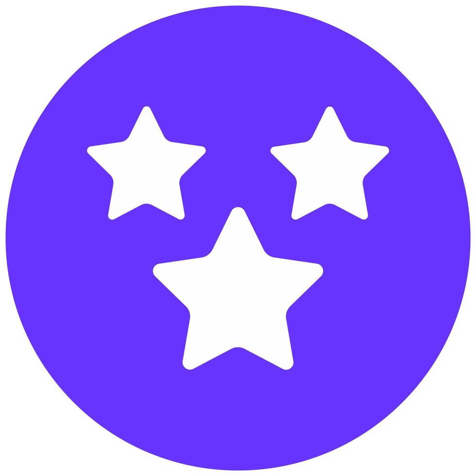 estrellas vector icono estilo