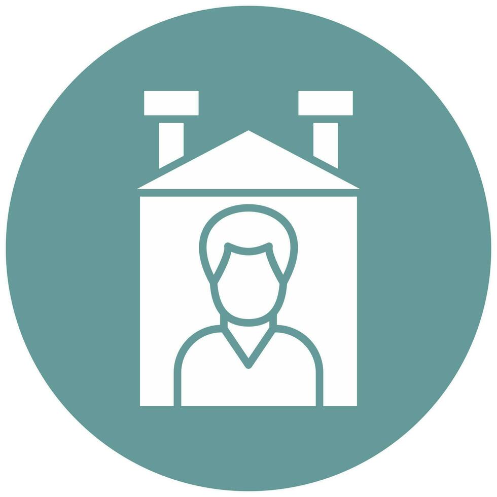 Alone Vector Icon Style