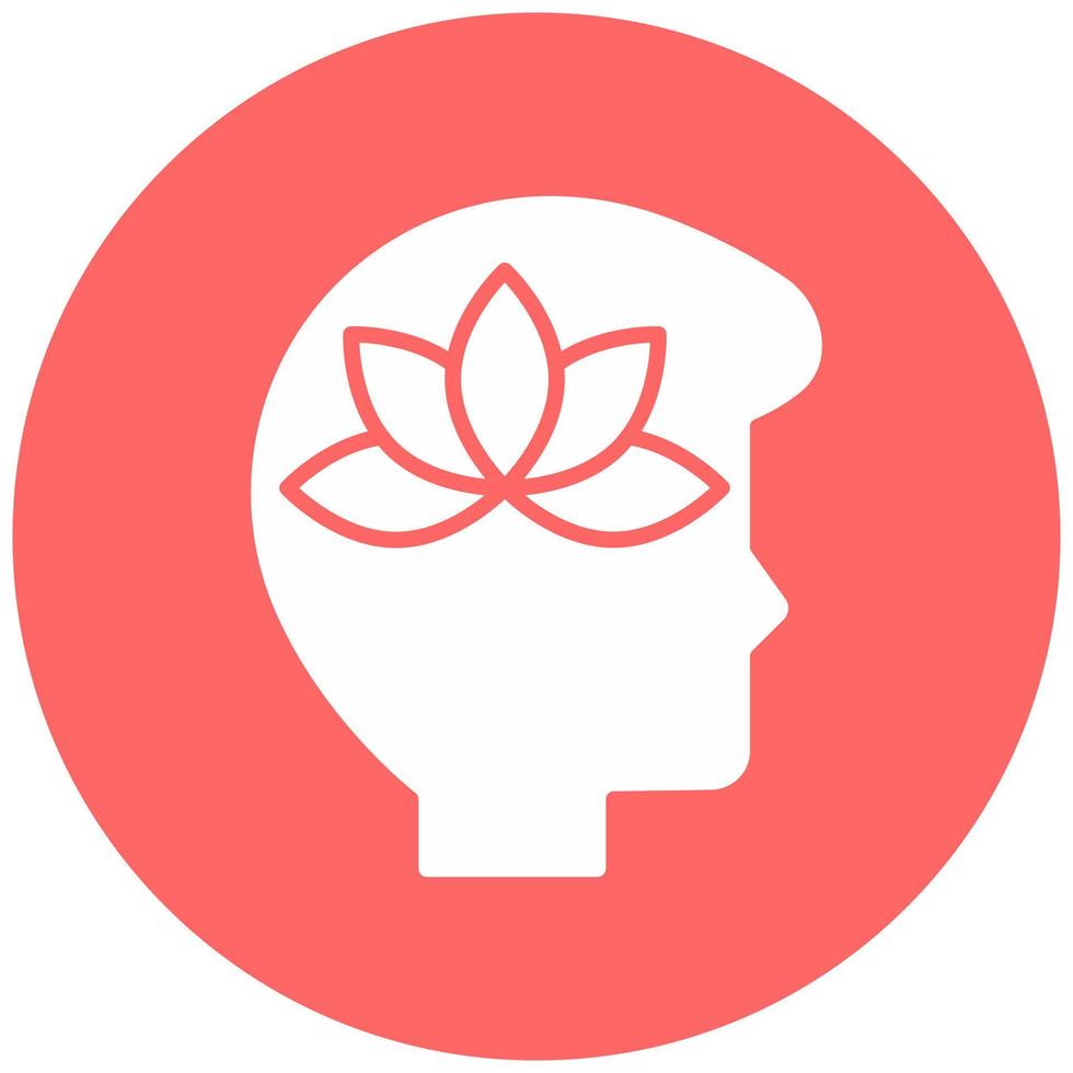 Meditation Vector Icon Style