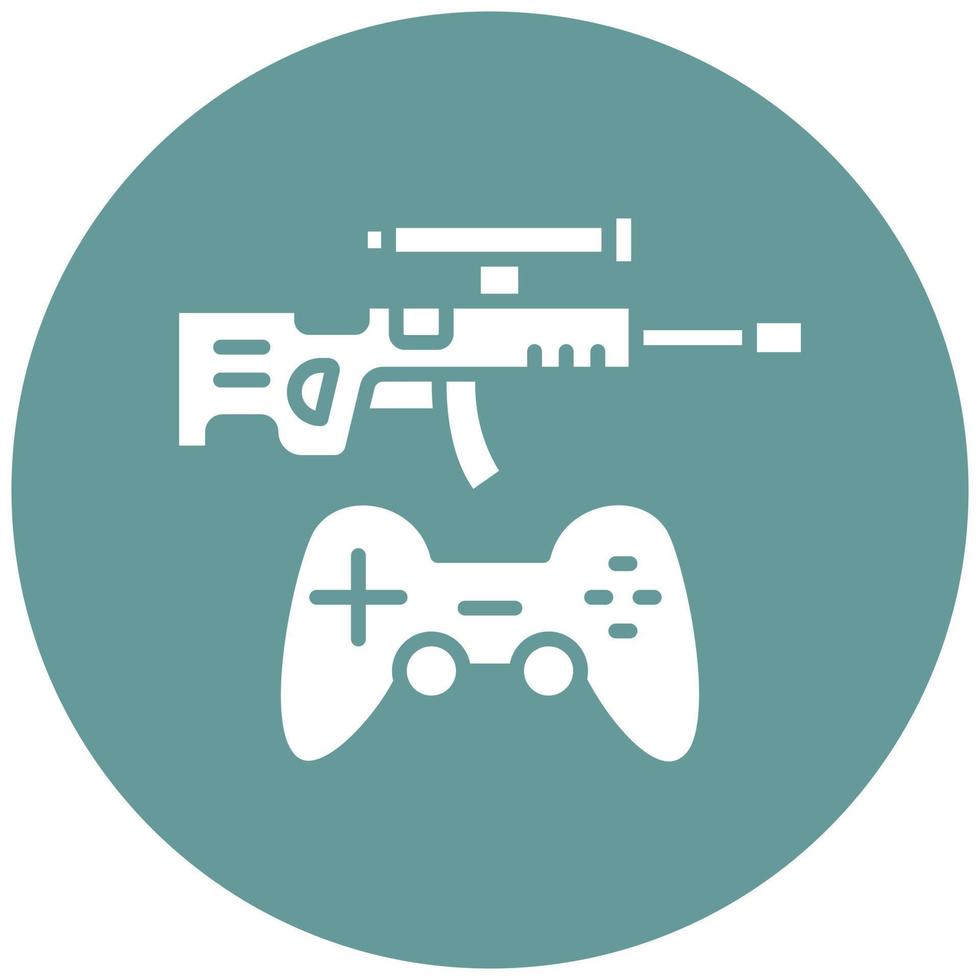 Action Game Vector Icon Style