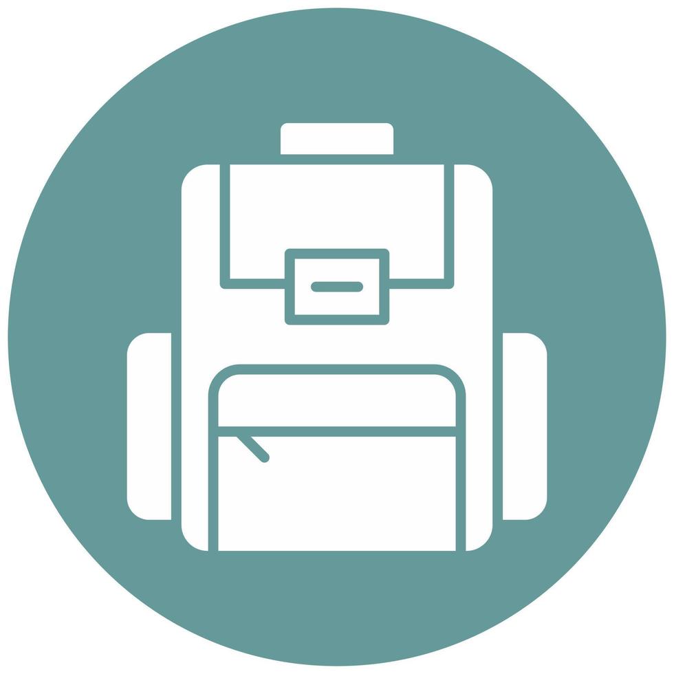 Backpack Vector Icon Style