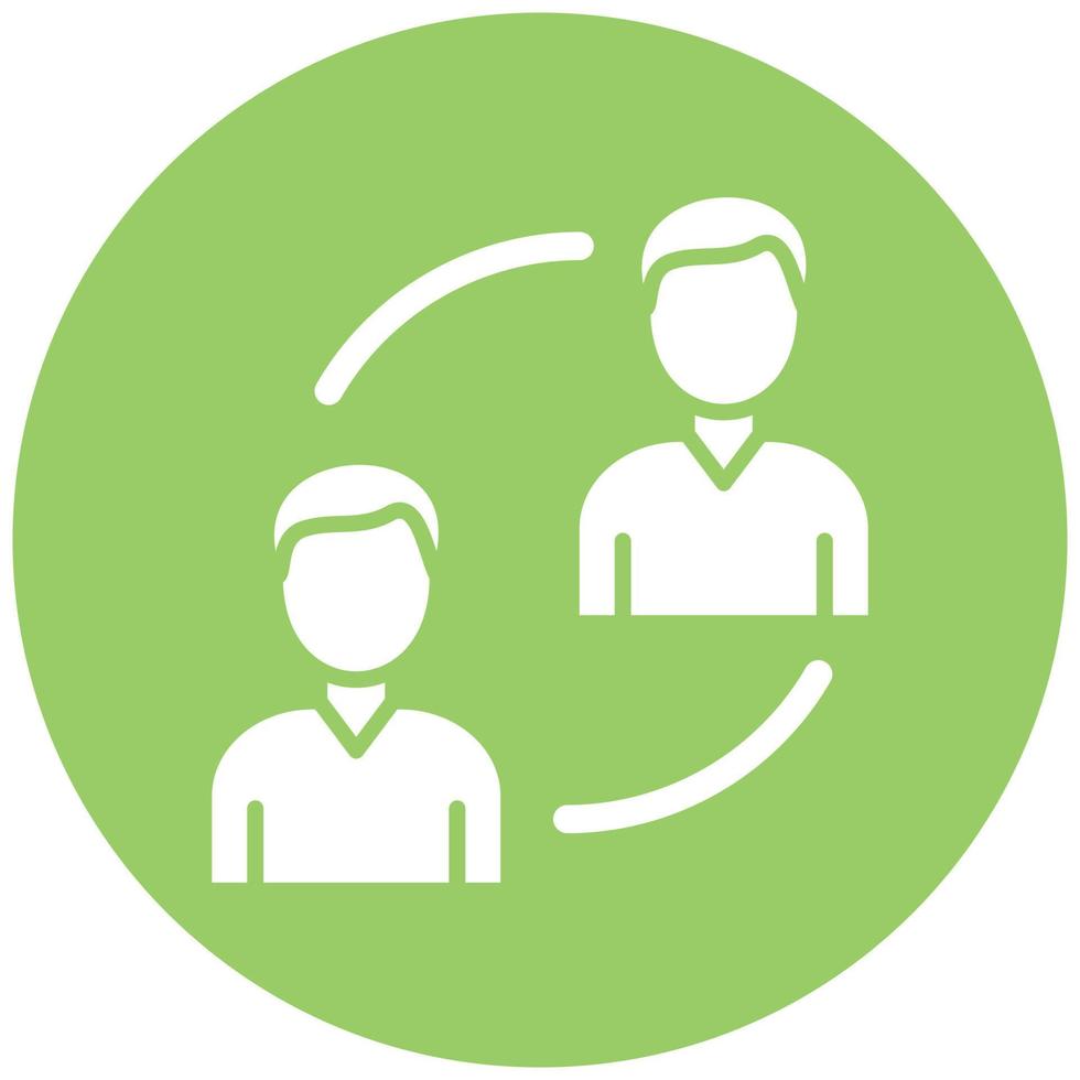 P2P Lending Vector Icon Style
