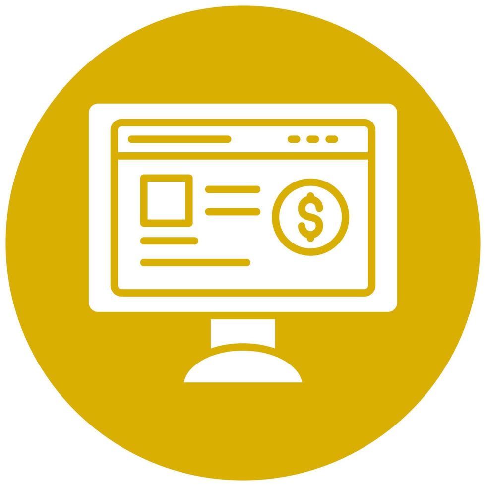 Crowdfunding Portal Vector Icon Style