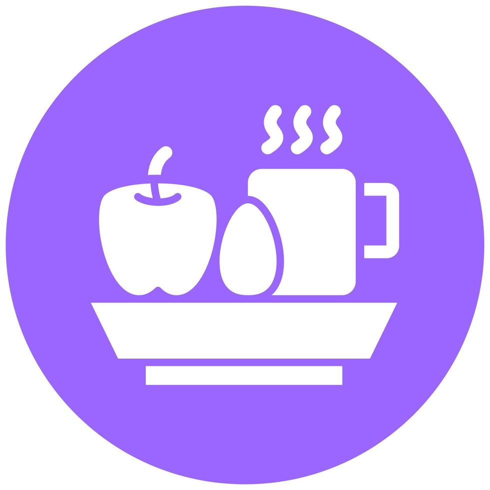 desayuno vector icono estilo