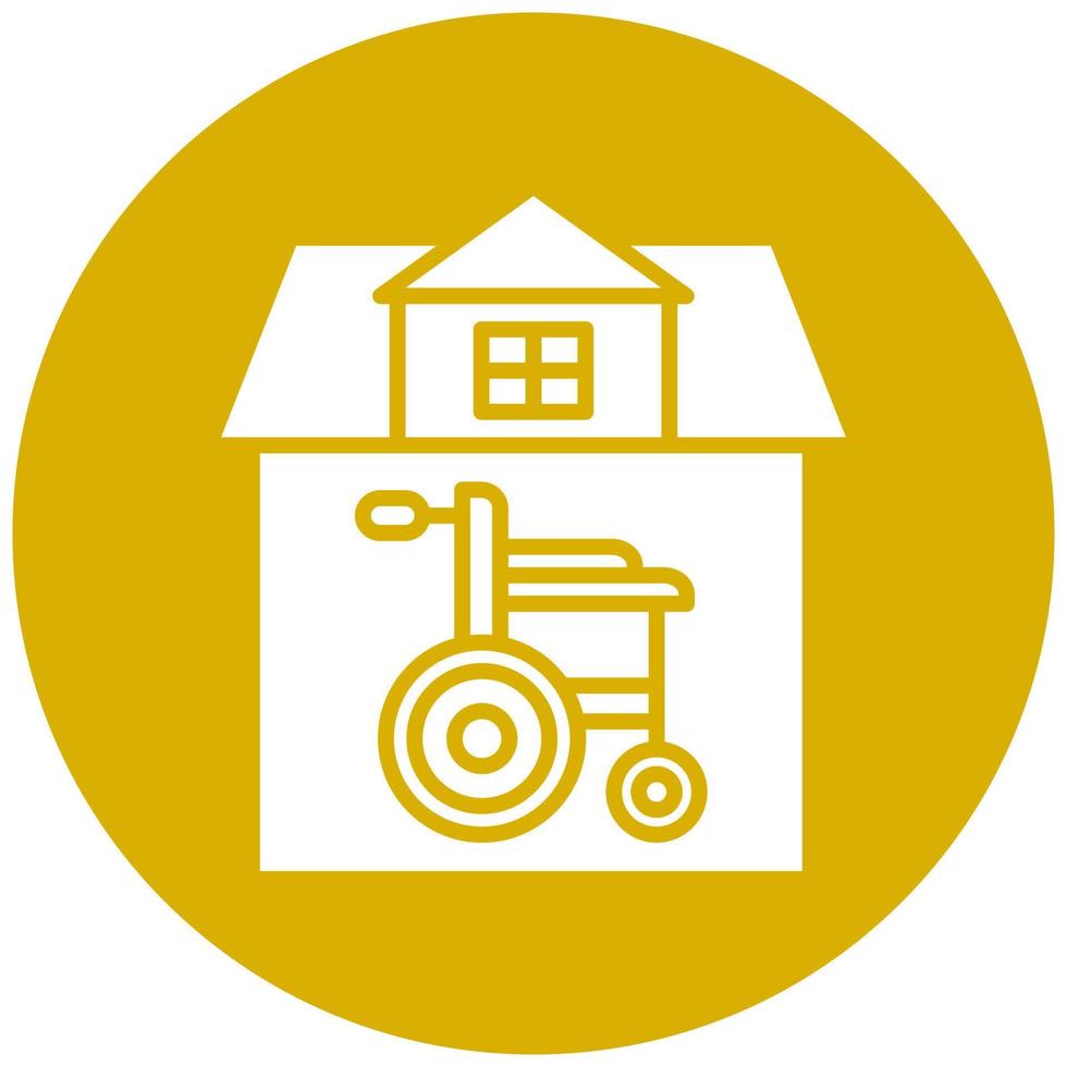 Hospice Vector Icon Style