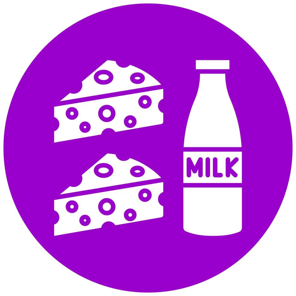 Dairy Vector Icon Style