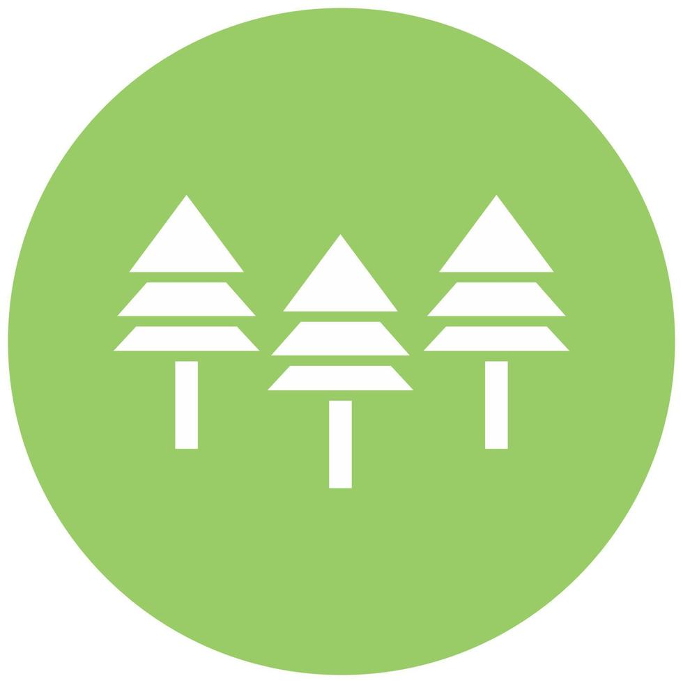 Forest Vector Icon Style
