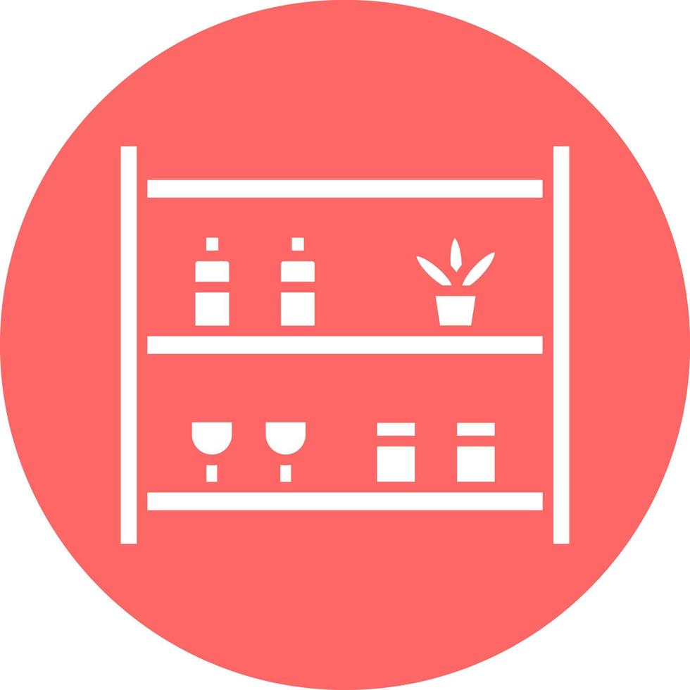 Store Shelfs Vector Icon Style