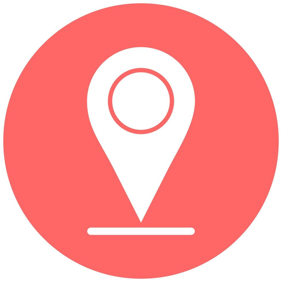 Vector Design Current Location Vector Icon Style