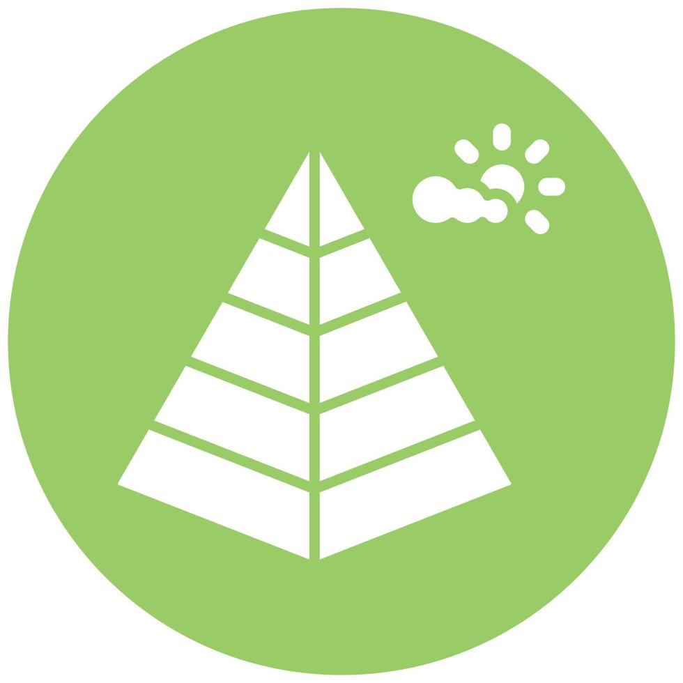 Vector Design Pyramid Vector Icon Style