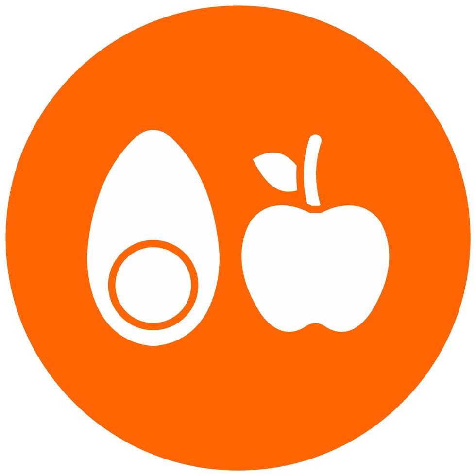 Healthy Fat Vector Icon Style