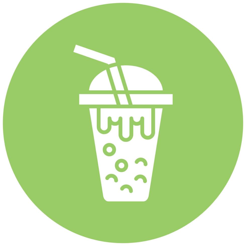 Vector Design Bubble Tea Vector Icon Style