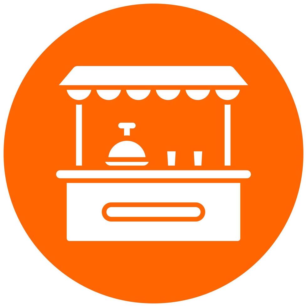 Vector Design Food Stand Vector Icon Style