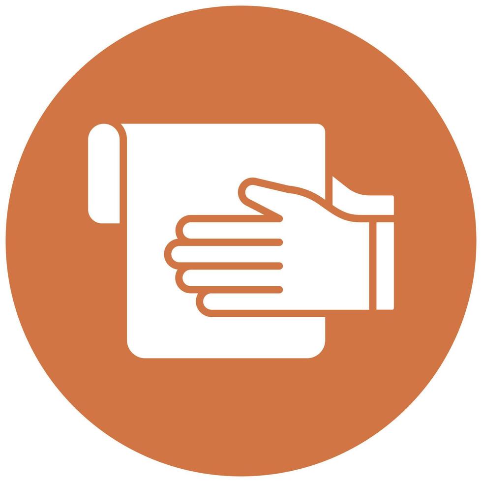 Vector Design Hand Towel Vector Icon Style