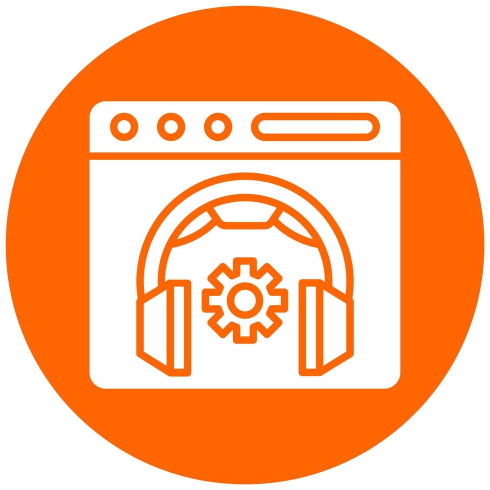 24 7 Support Vector Icon Style